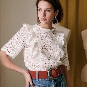 Sézane Pauletta blouse size 42